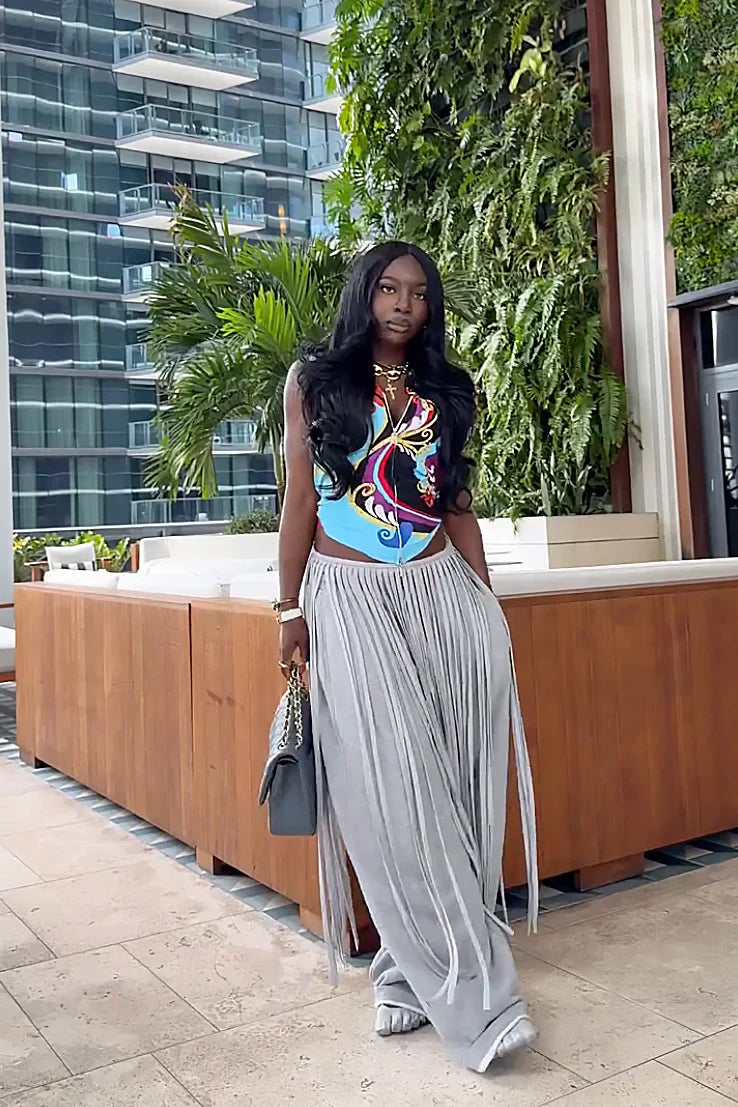 Shizu Fringe Lounge Pants