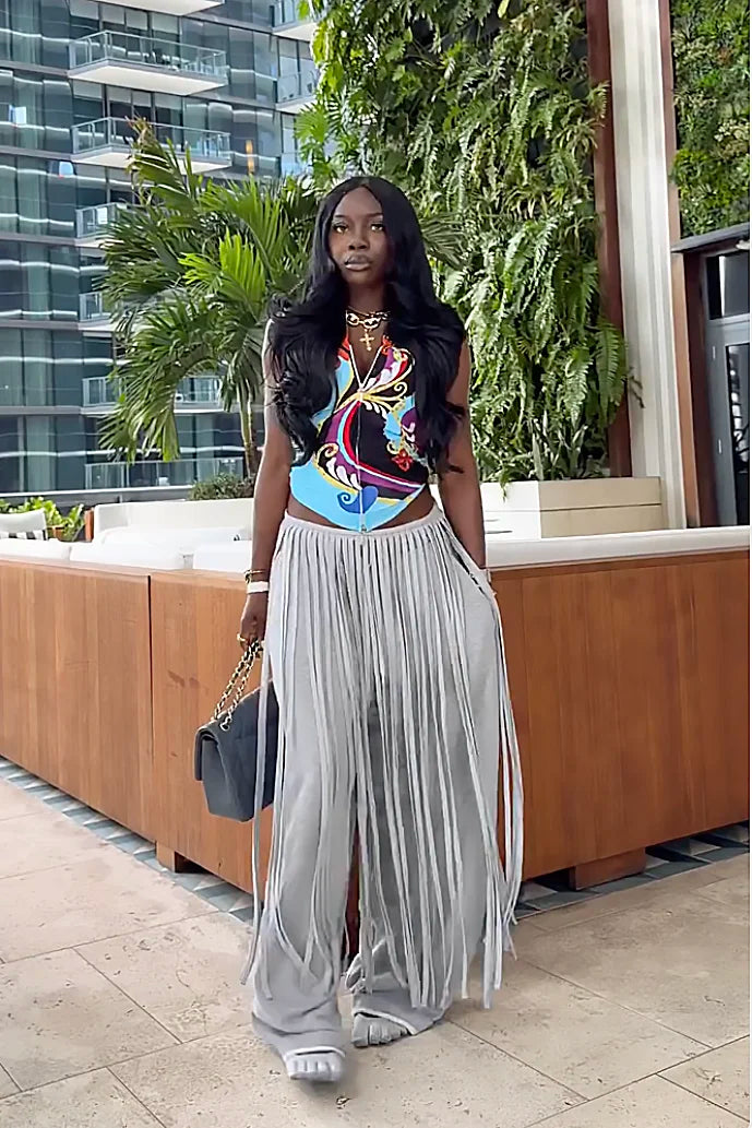 Shizu Fringe Lounge Pants