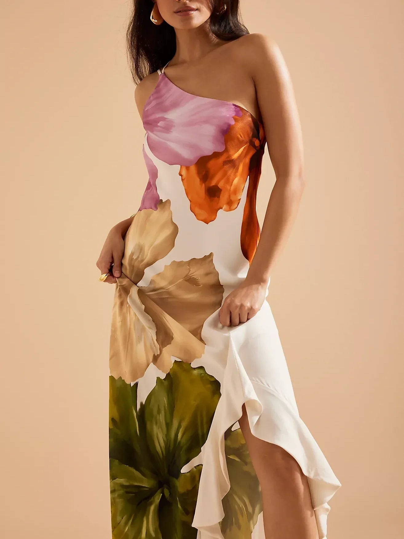 Demi One-Shoulder Maxi Dress