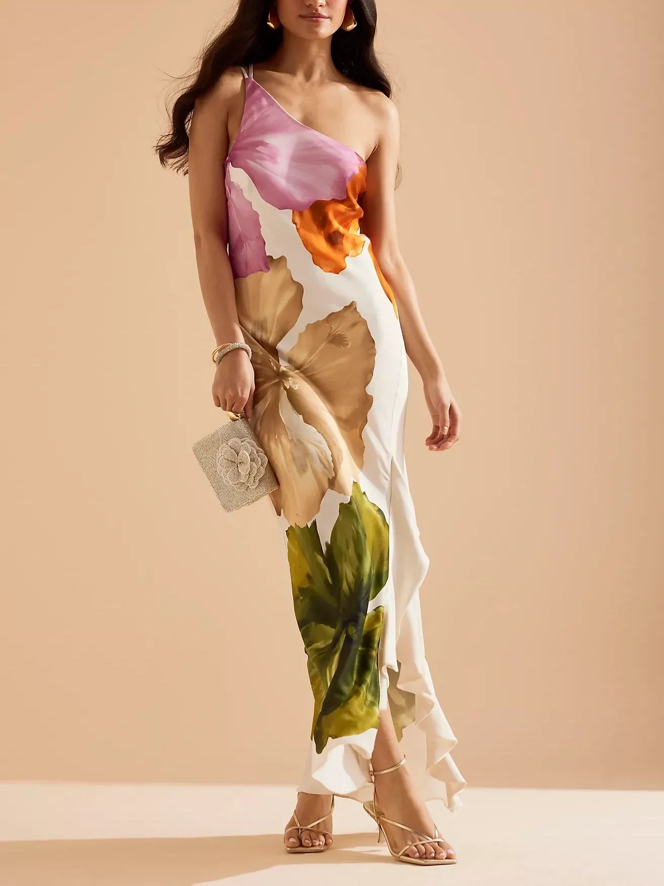 Demi One-Shoulder Maxi Dress