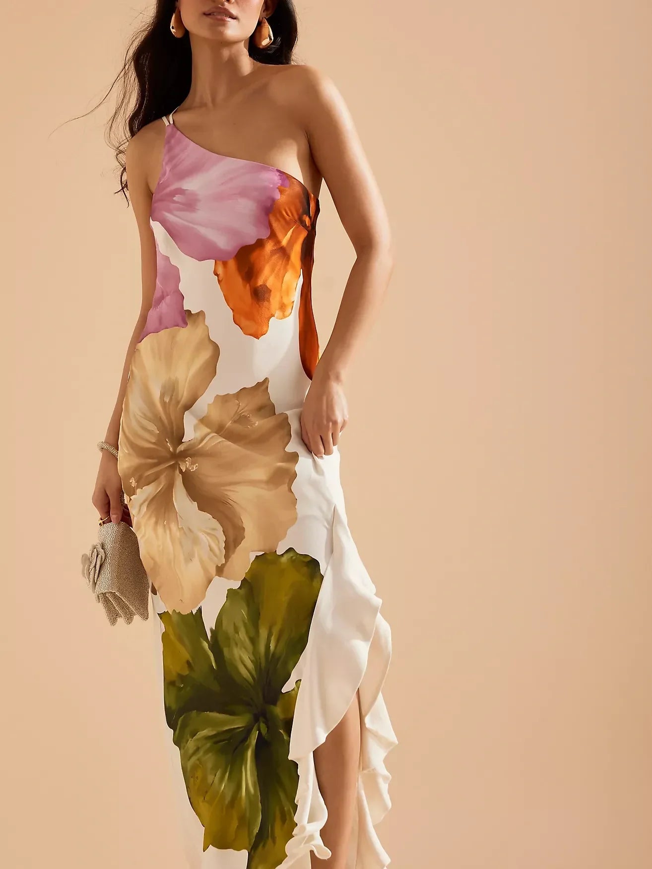 Demi One-Shoulder Maxi Dress