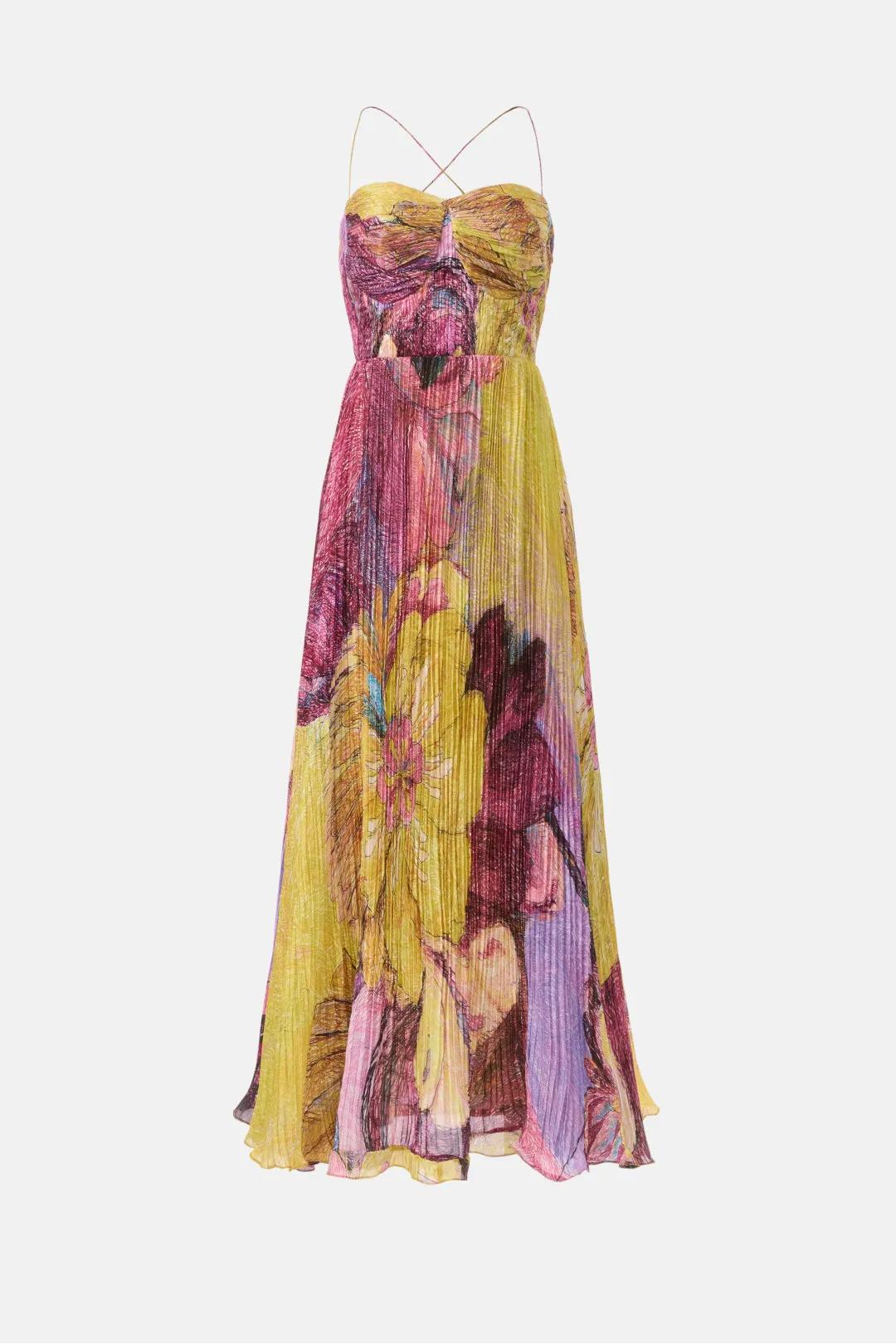 Kiara Ikat Maxi Dress