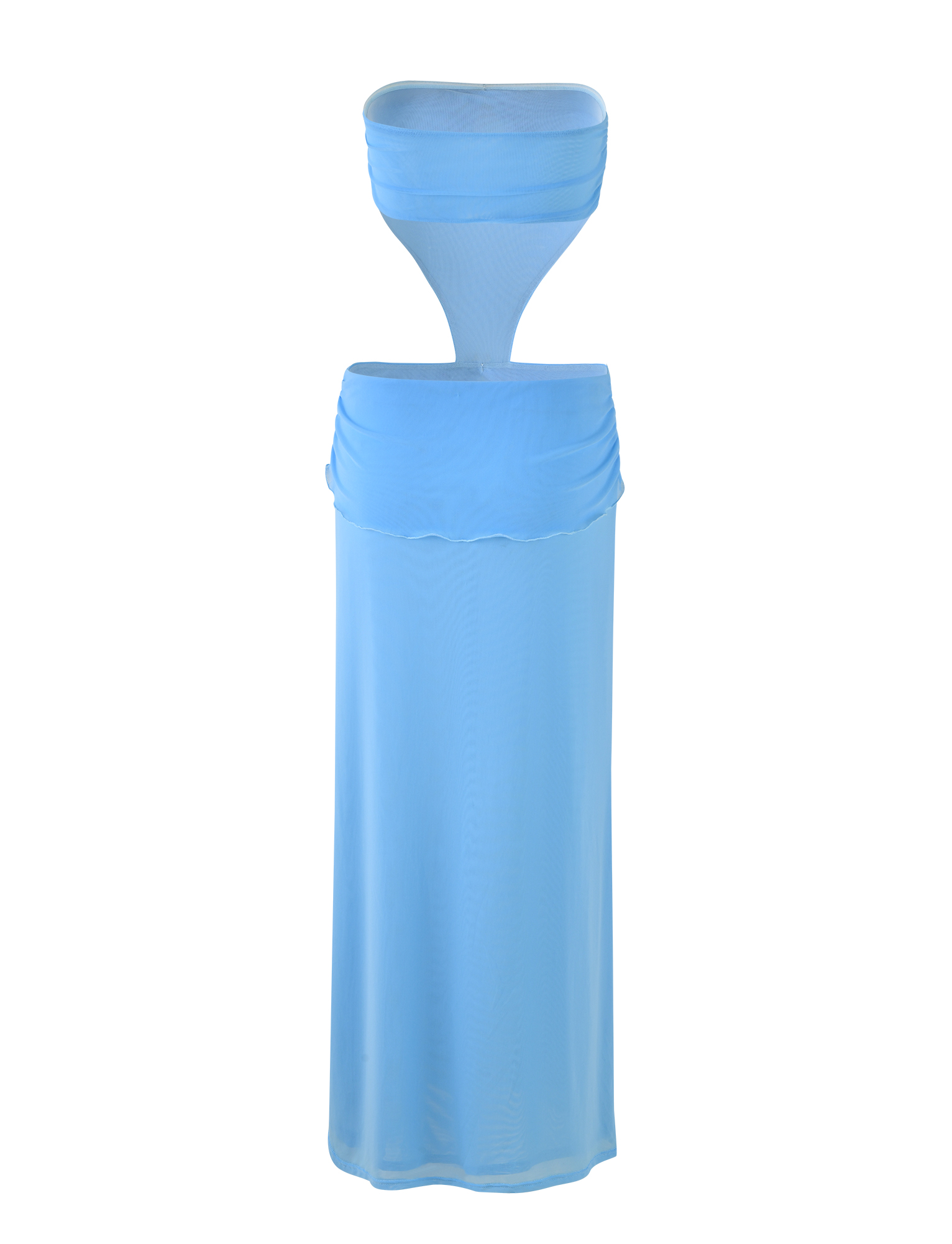 Aurelia Bloom Strapless Maxi Dress