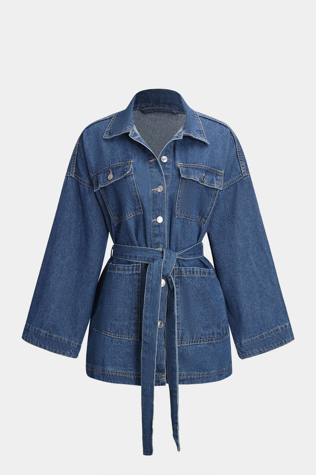 Fitted Denim Jacket – Modern and Versatile