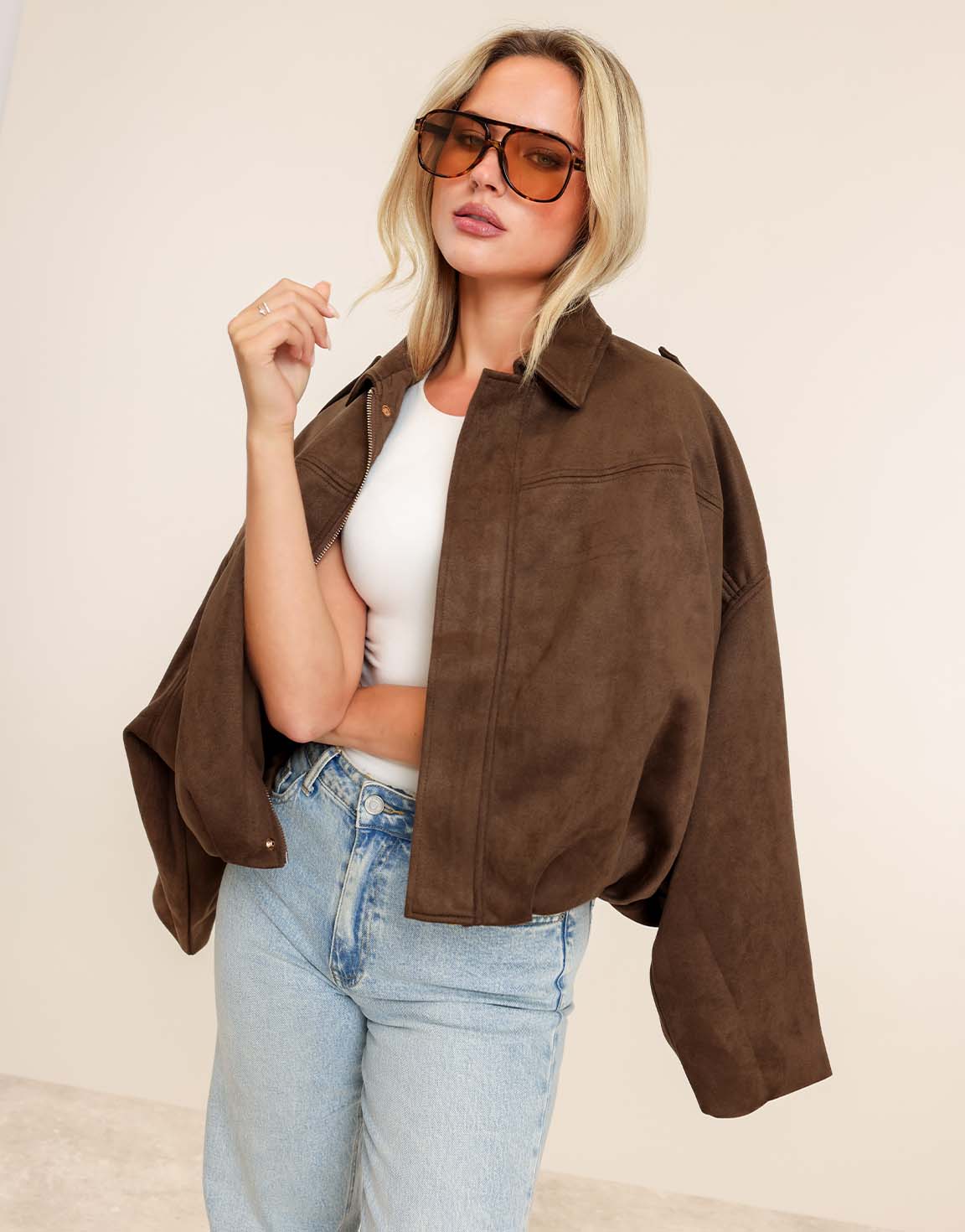 The Suede Bomber – Cocoa