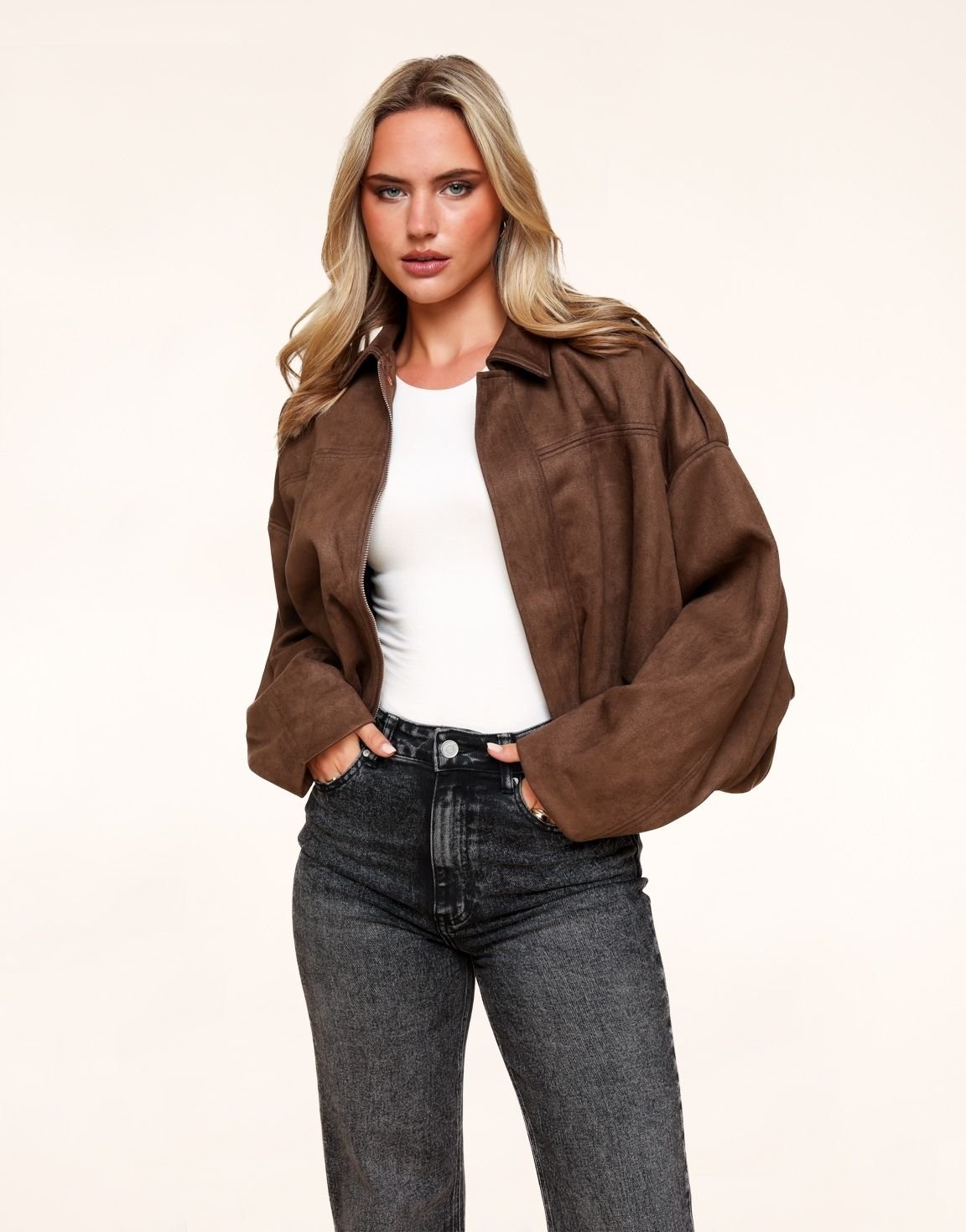 The Suede Bomber – Cocoa