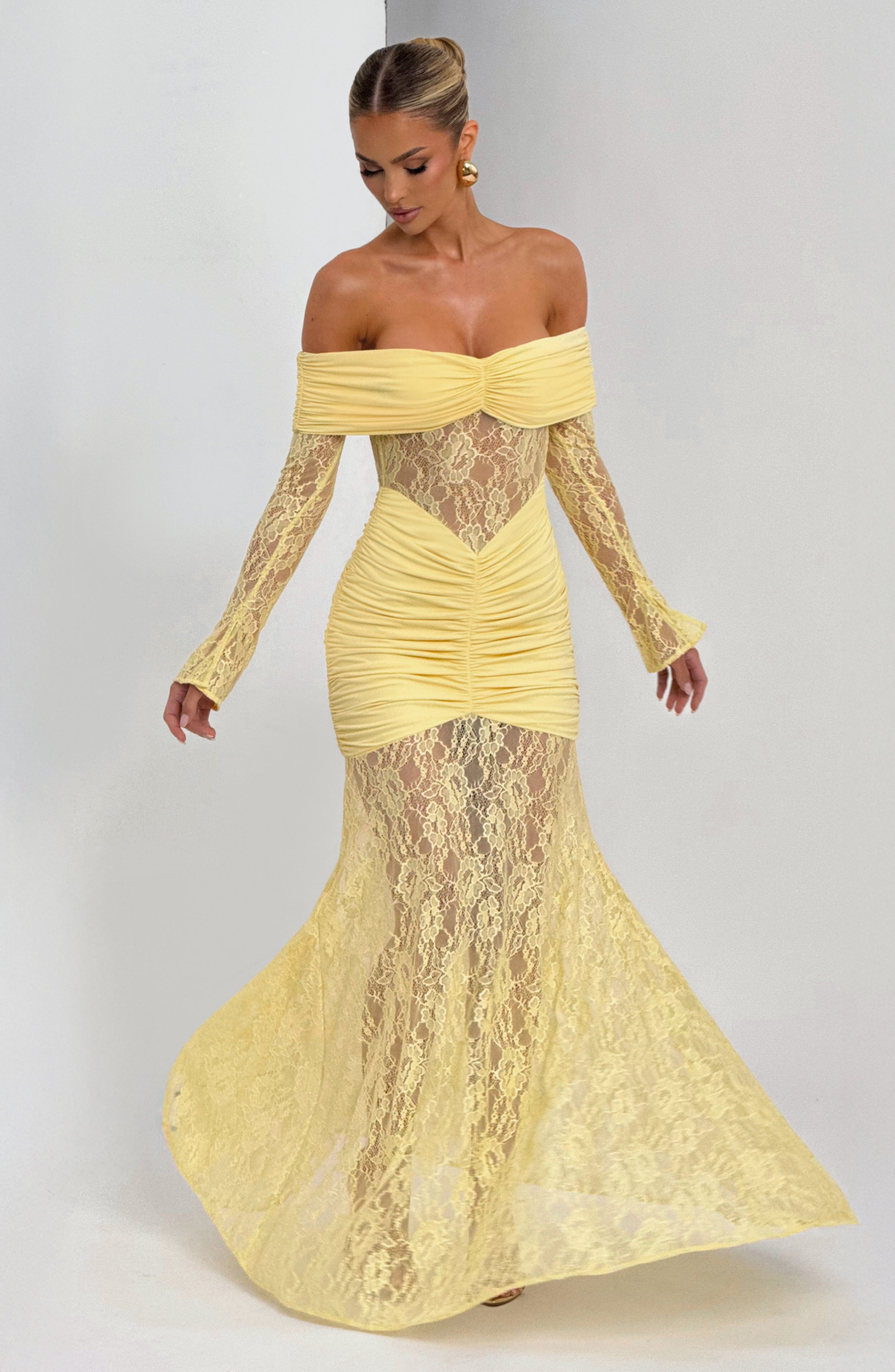 Marigold Maxi Dress – Lemon