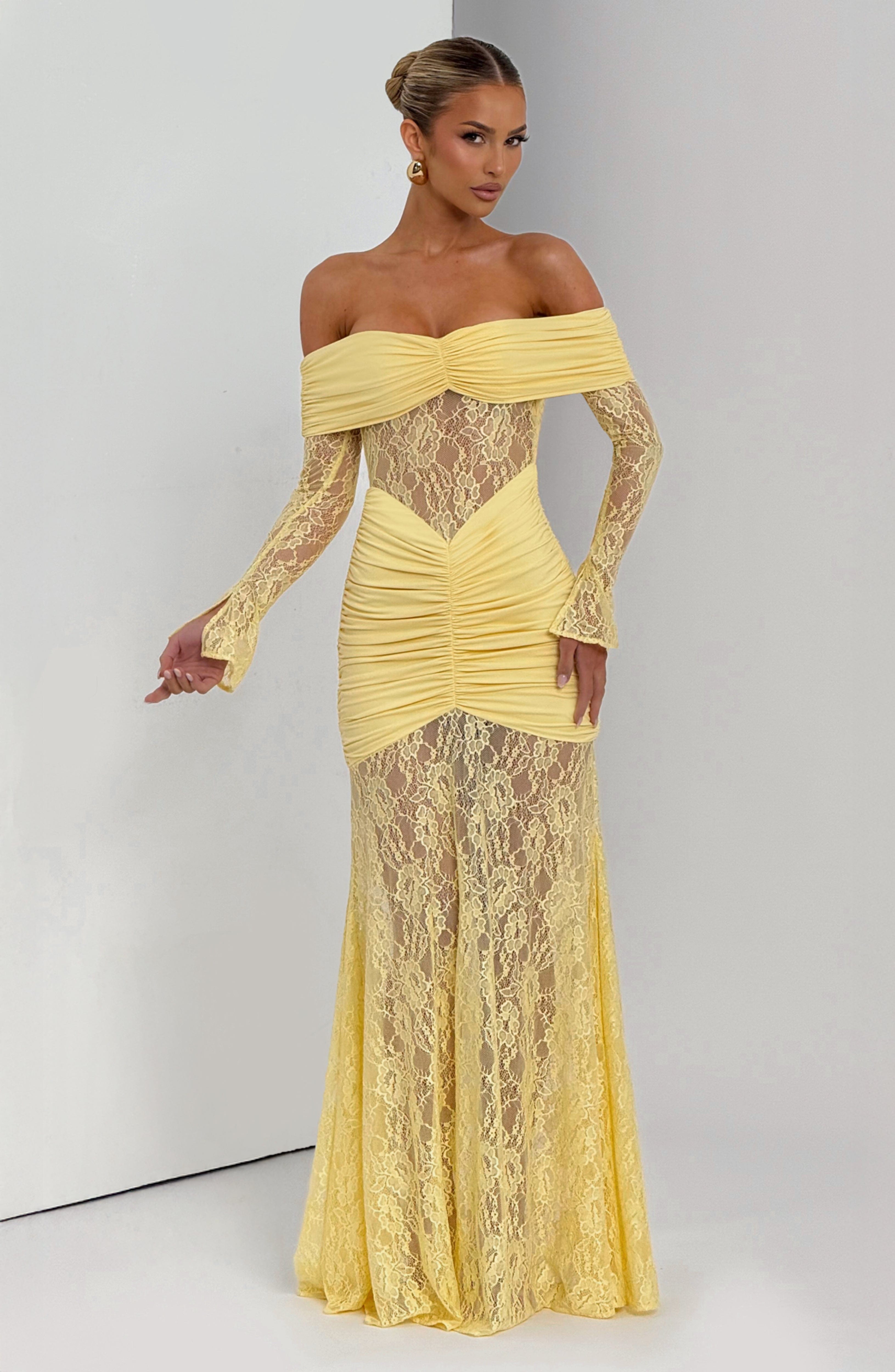 Marigold Maxi Dress – Lemon
