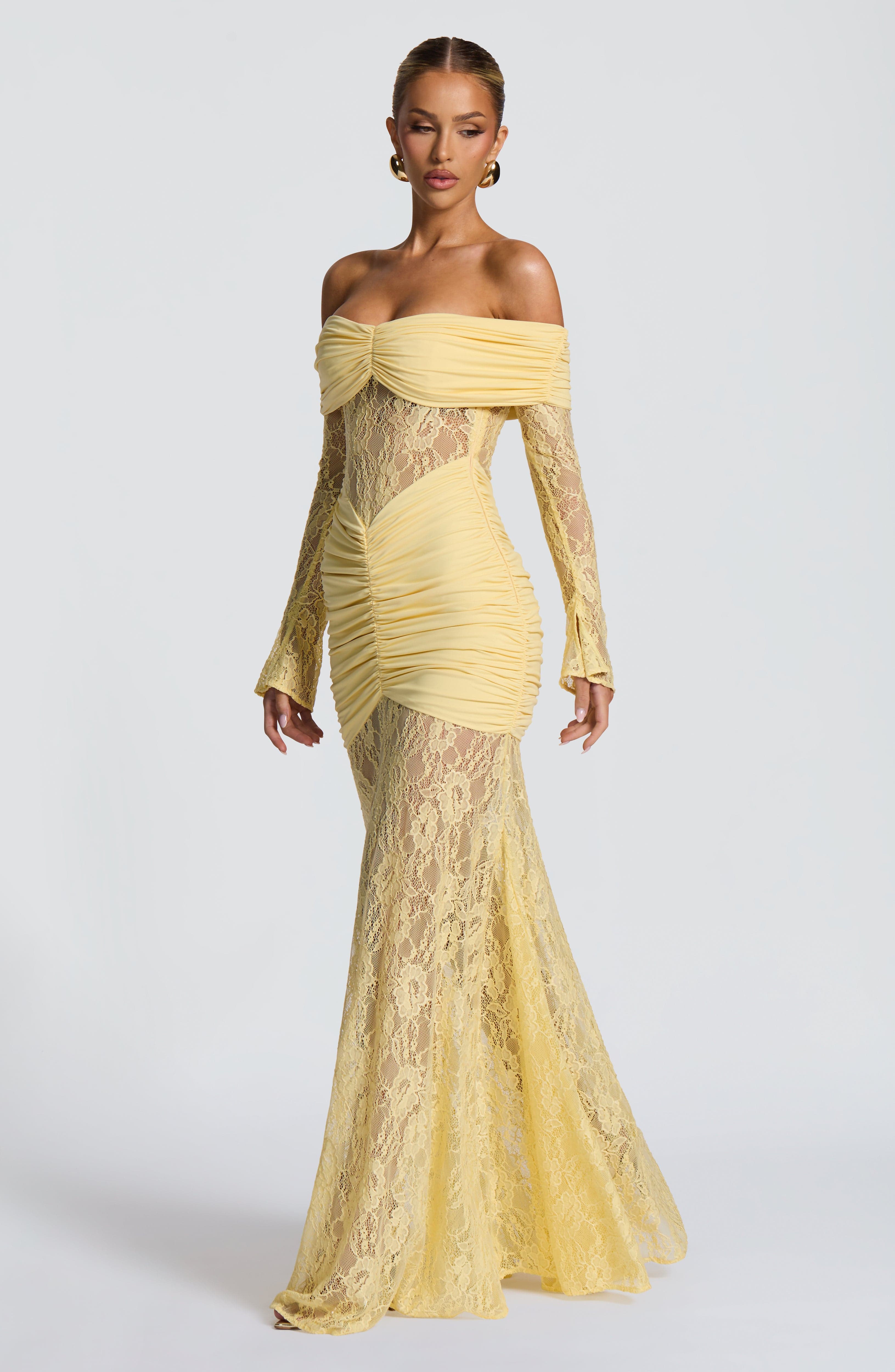 Marigold Maxi Dress – Lemon