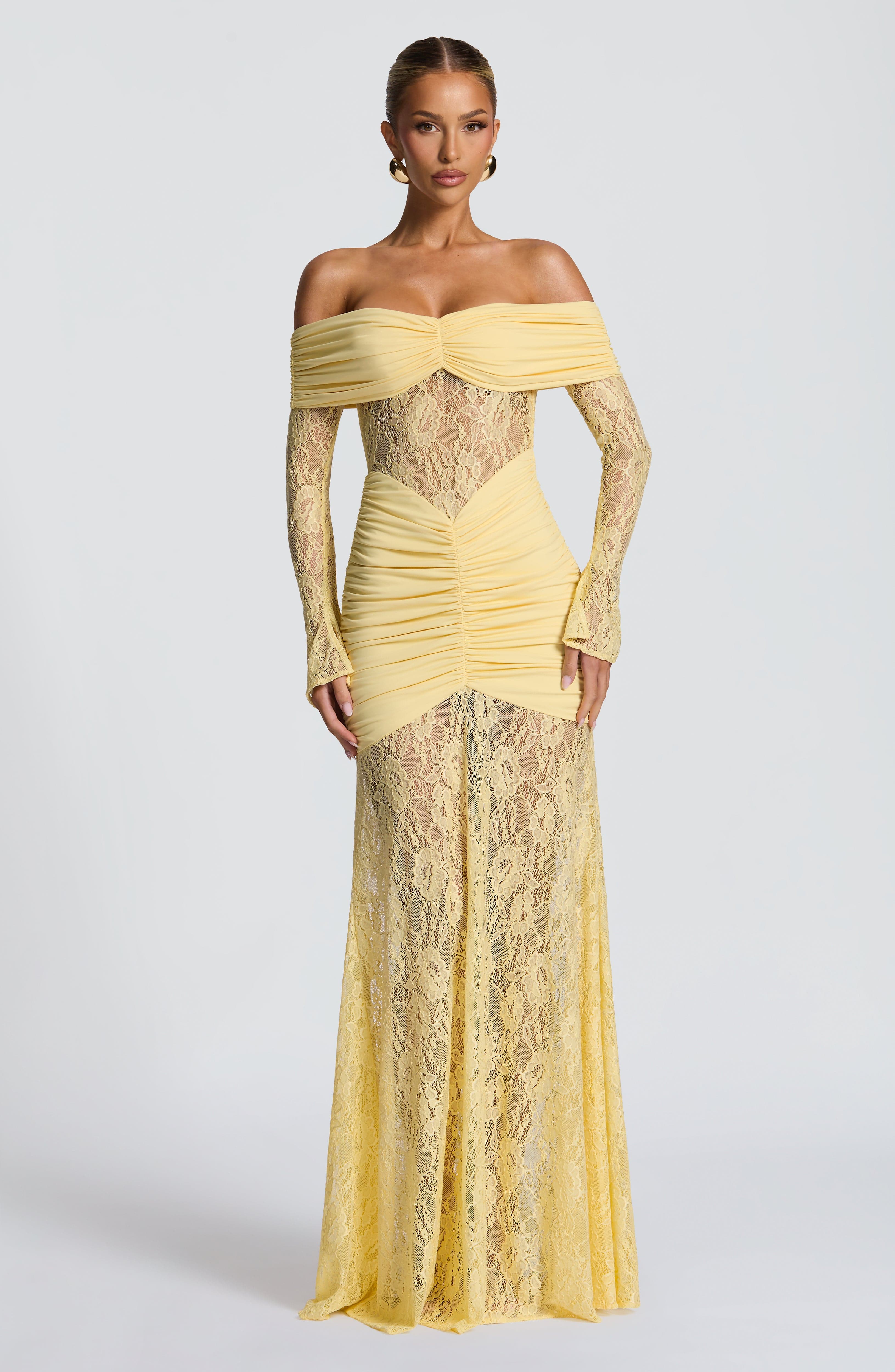 Marigold Maxi Dress – Lemon