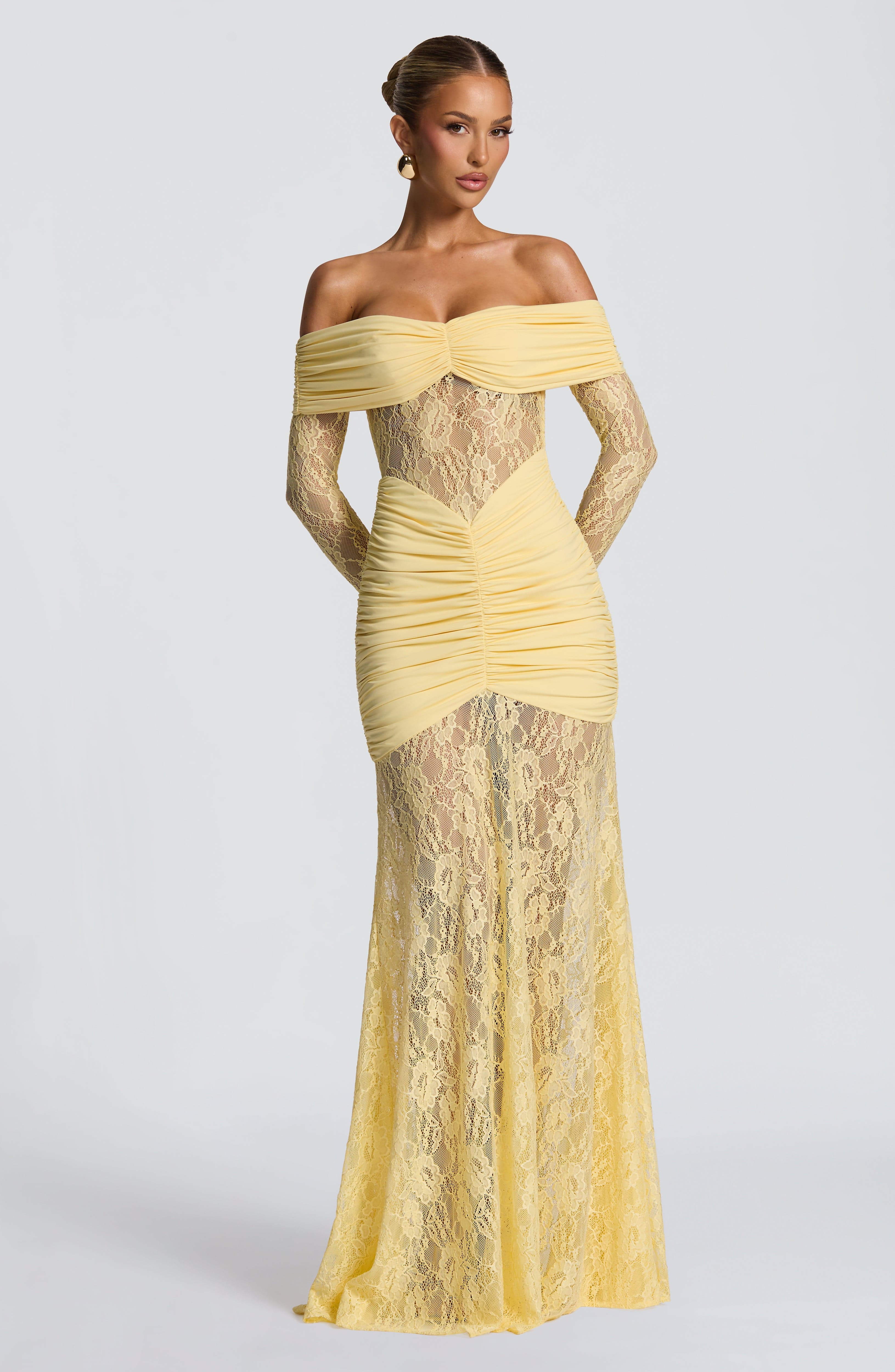 Marigold Maxi Dress – Lemon