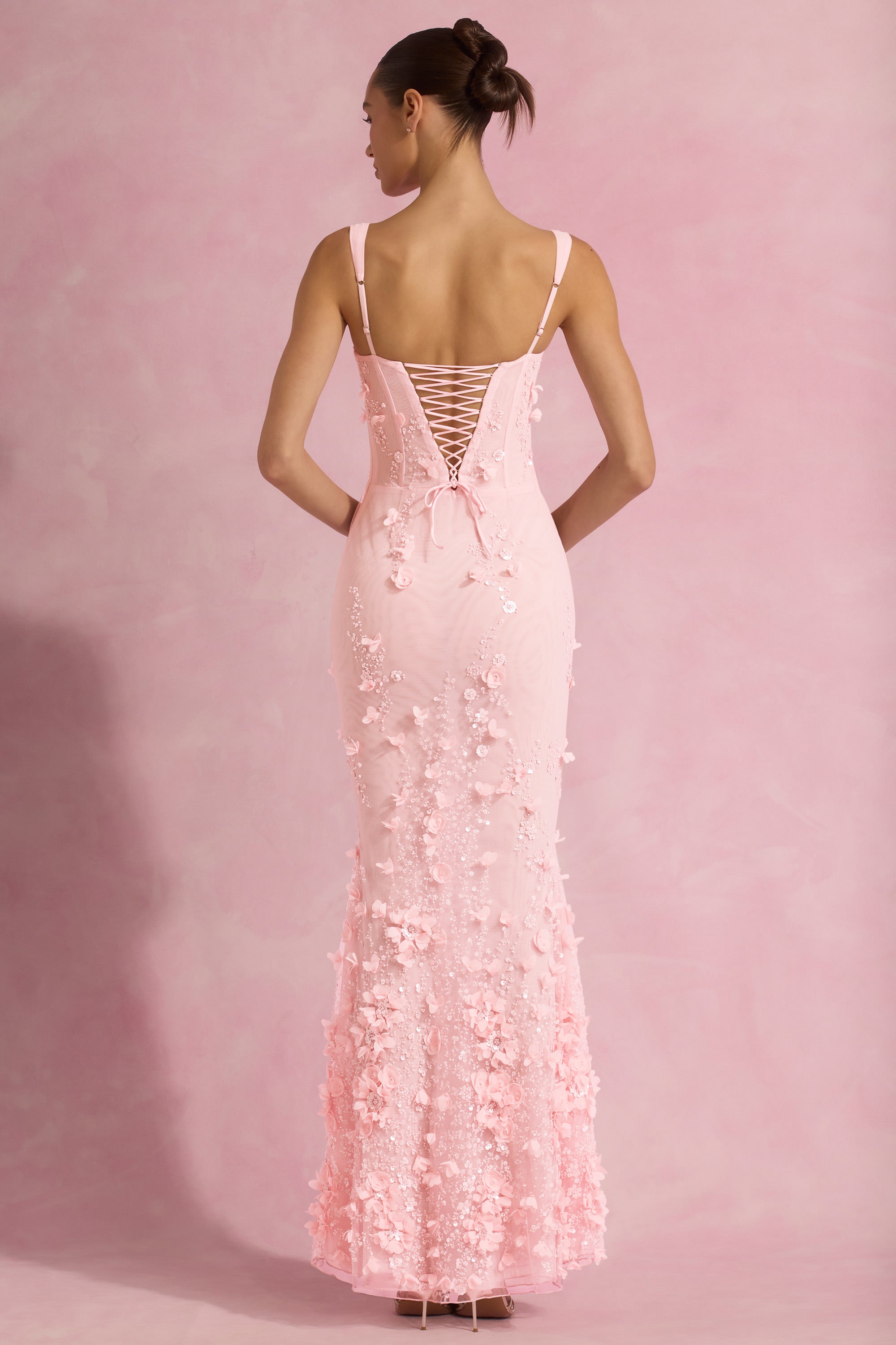 Maribelle Gown – Peony Pink