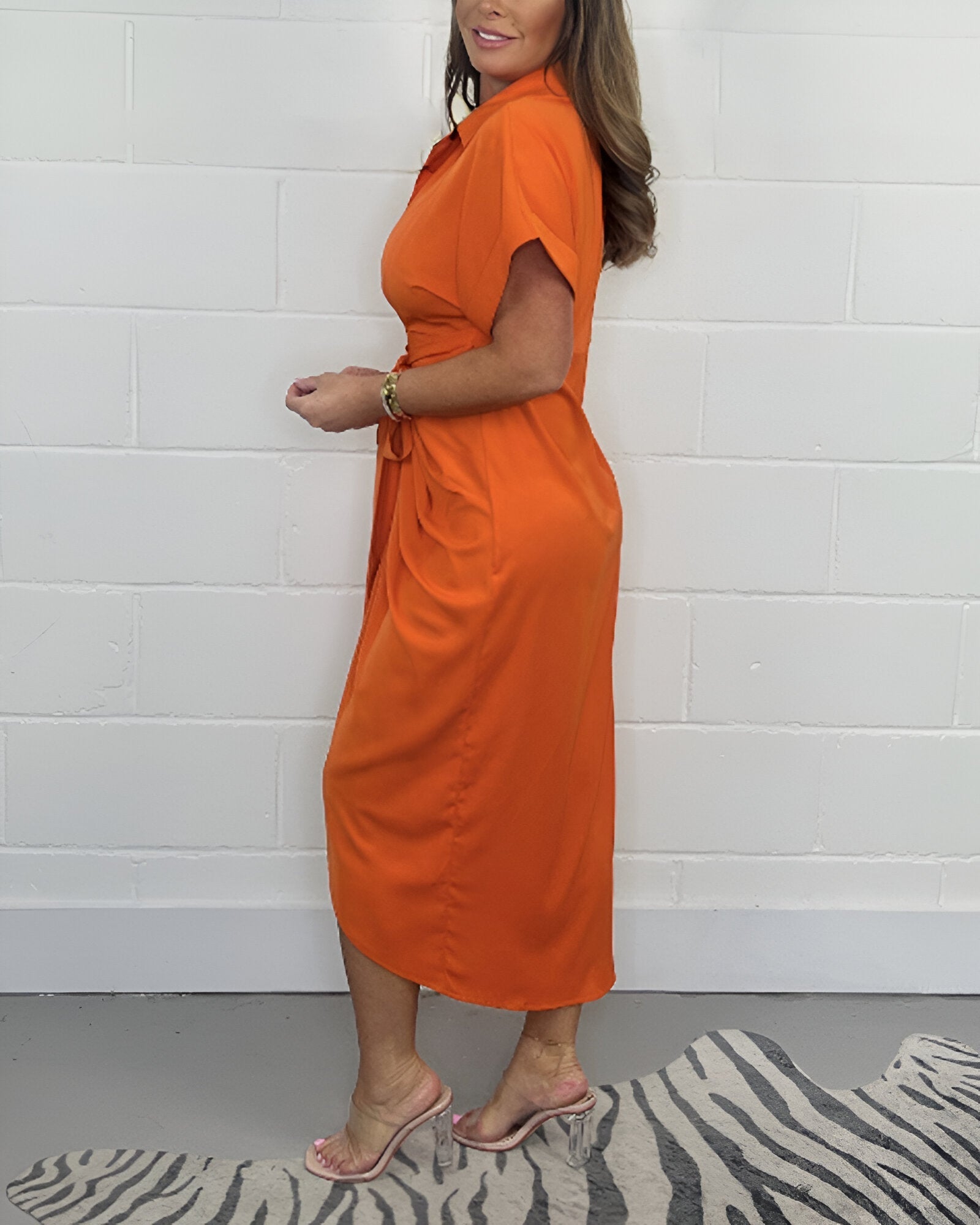 Elegant Pleated Dress