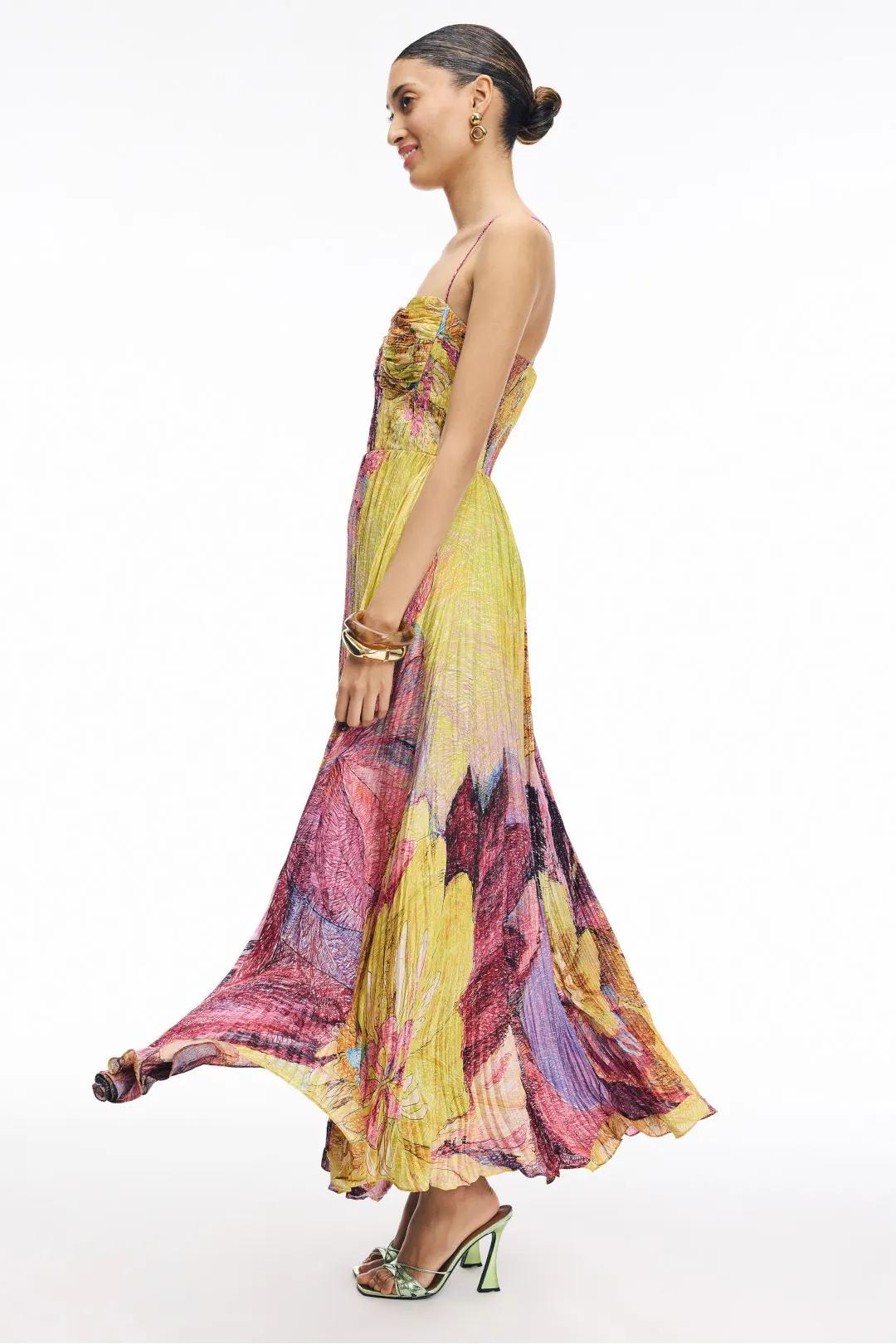 Kiara Ikat Maxi Dress