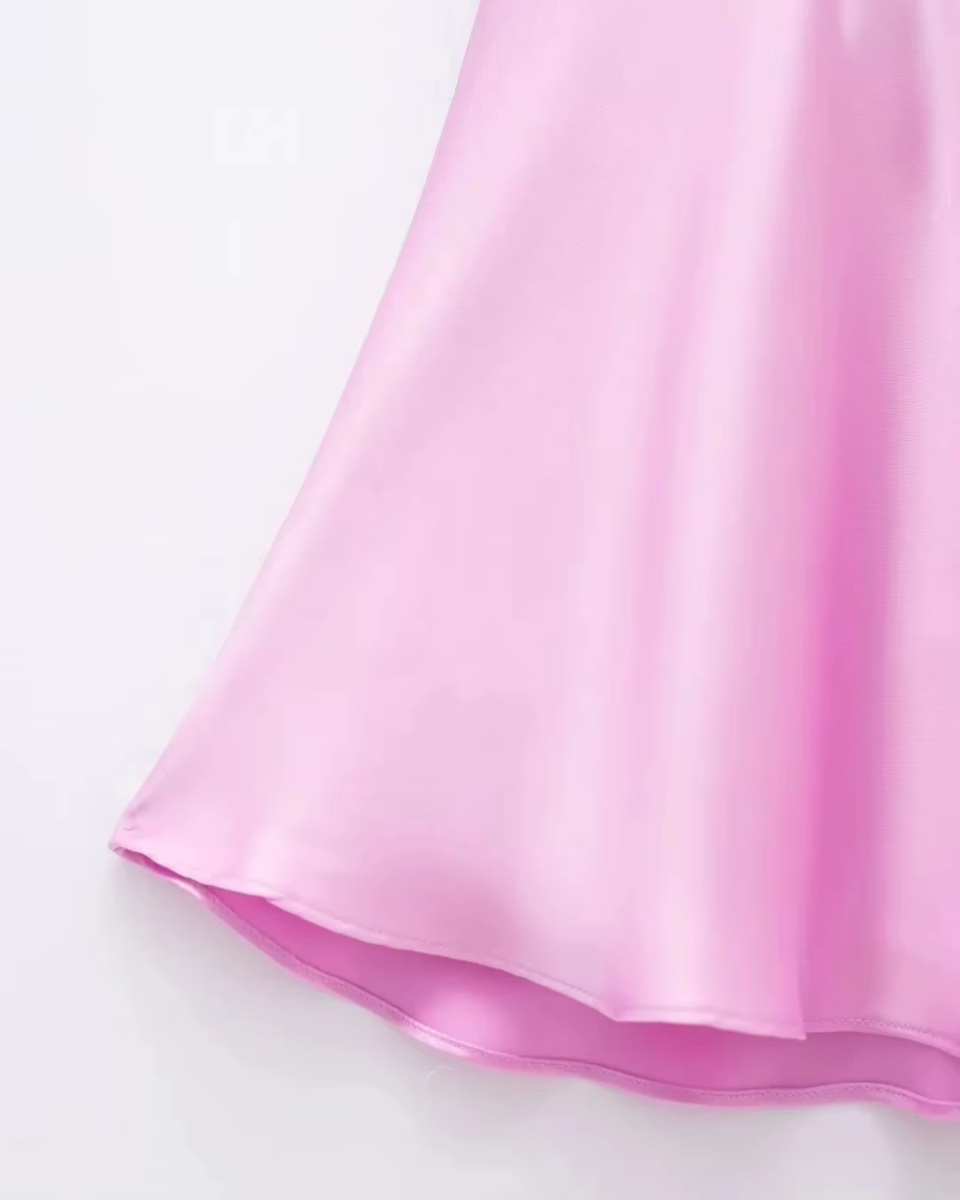 Satin Halter Mini Dress