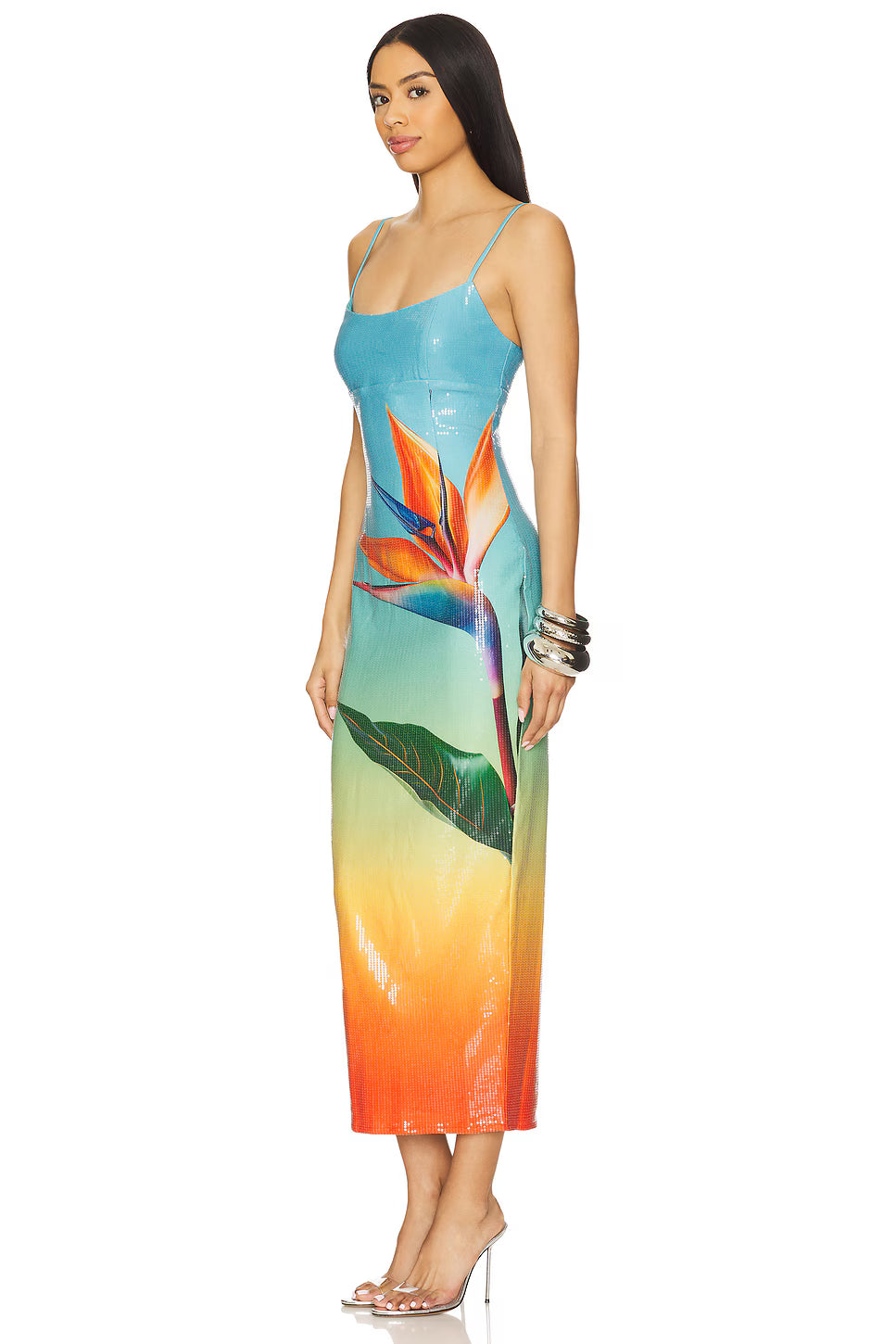 Celina Sequin Midi Dress