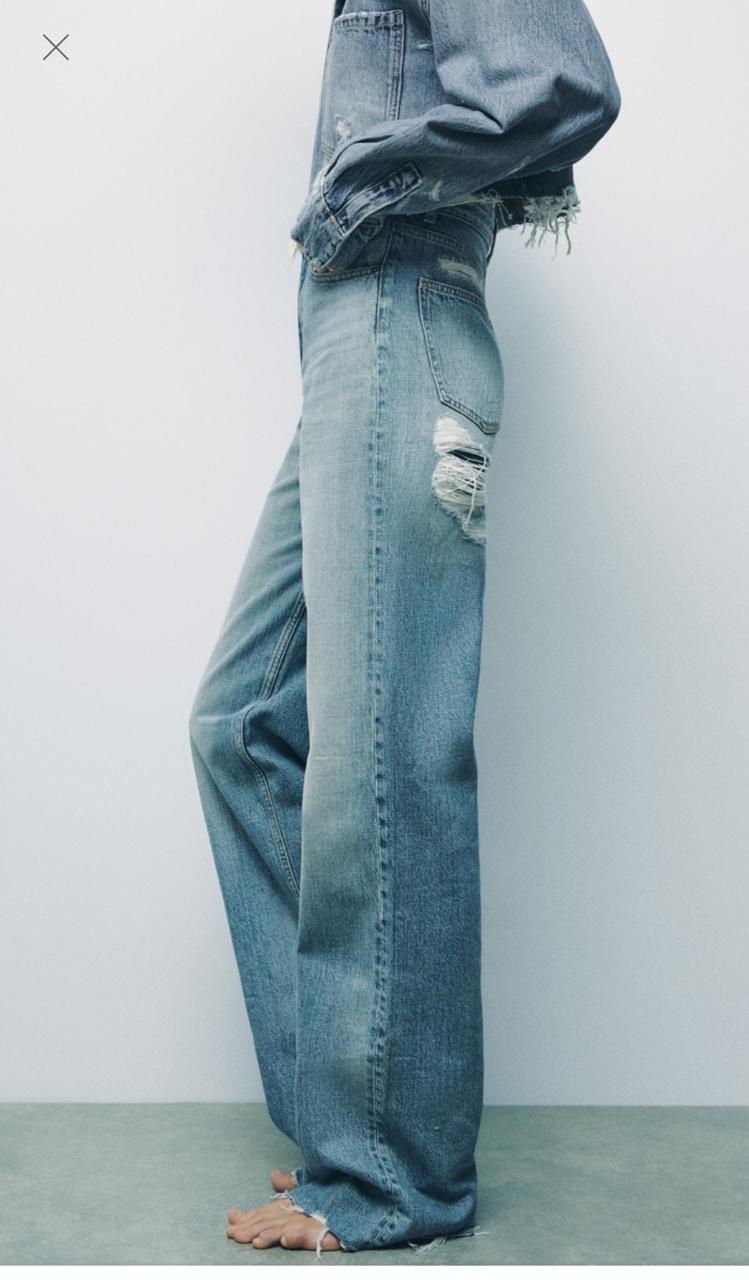 Back Ripped Torn Jeans