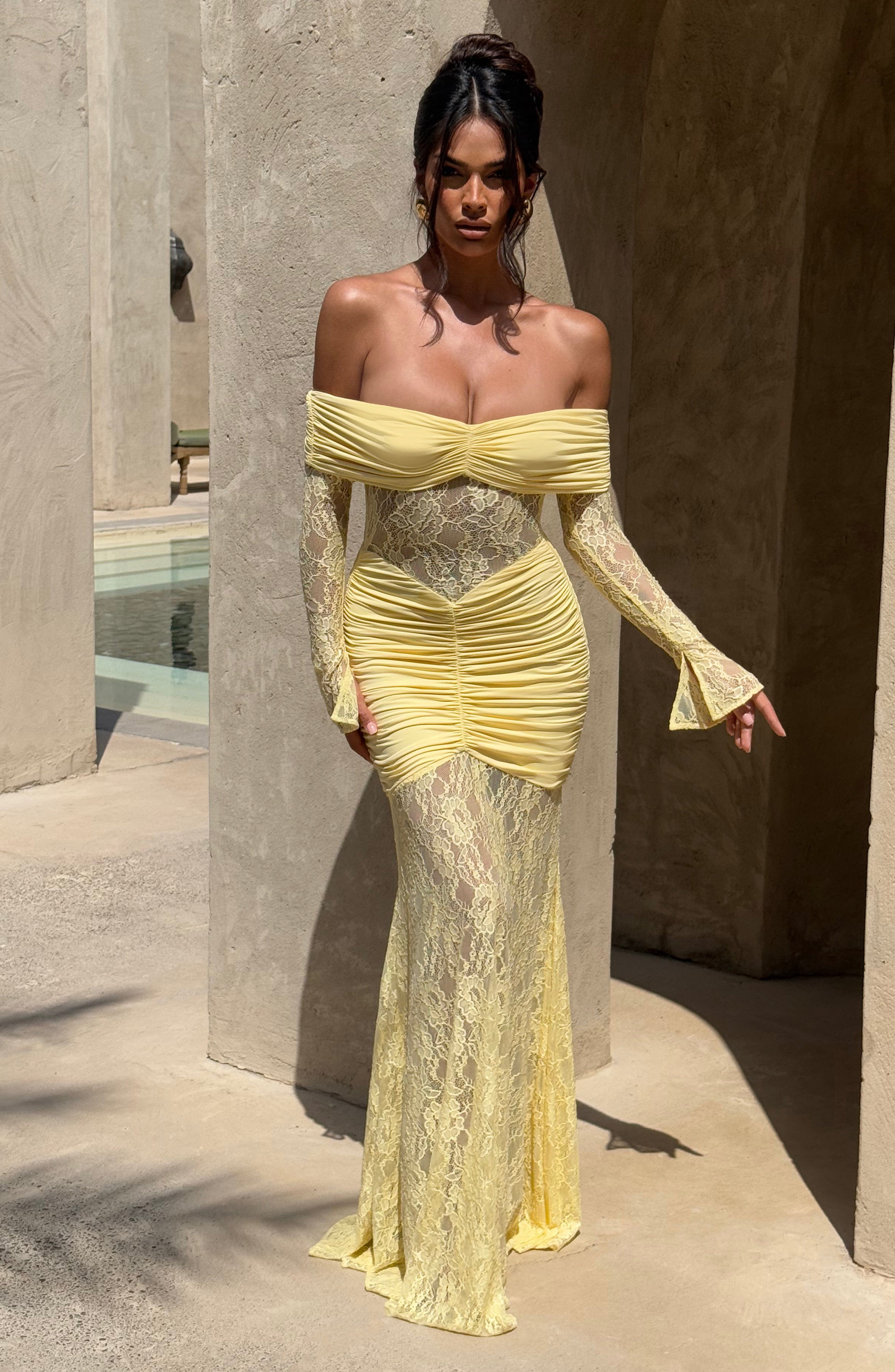 Marigold Maxi Dress – Lemon