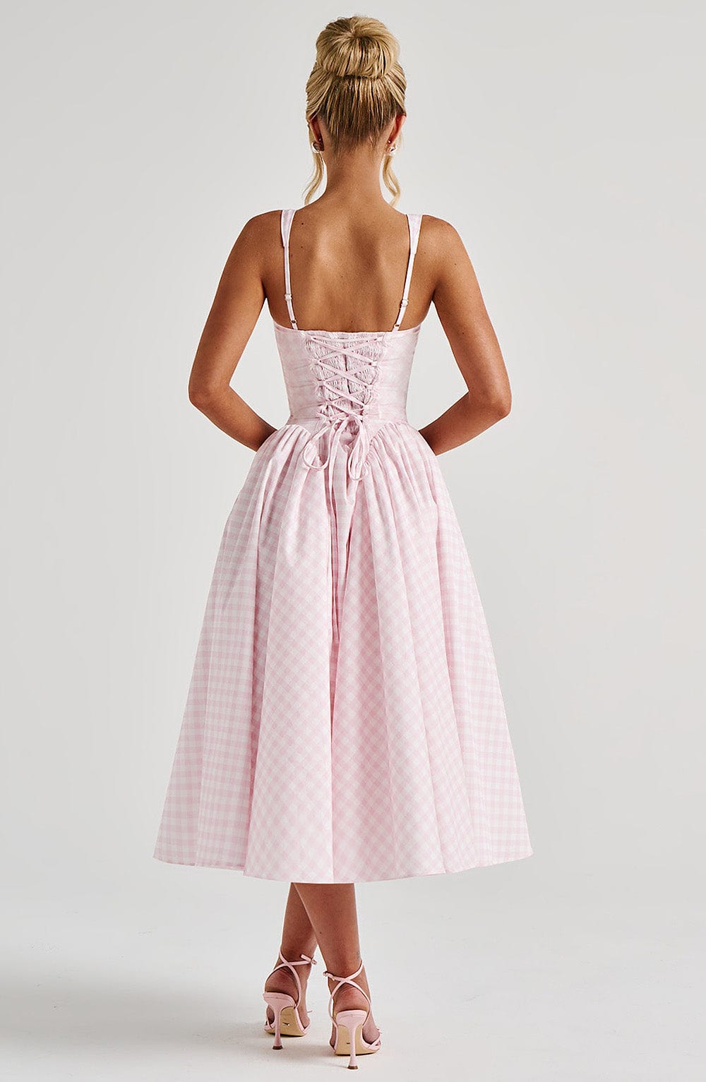 Roselle Blush Midi Dress