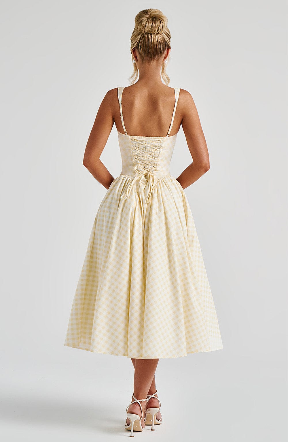 Roselle Blush Midi Dress