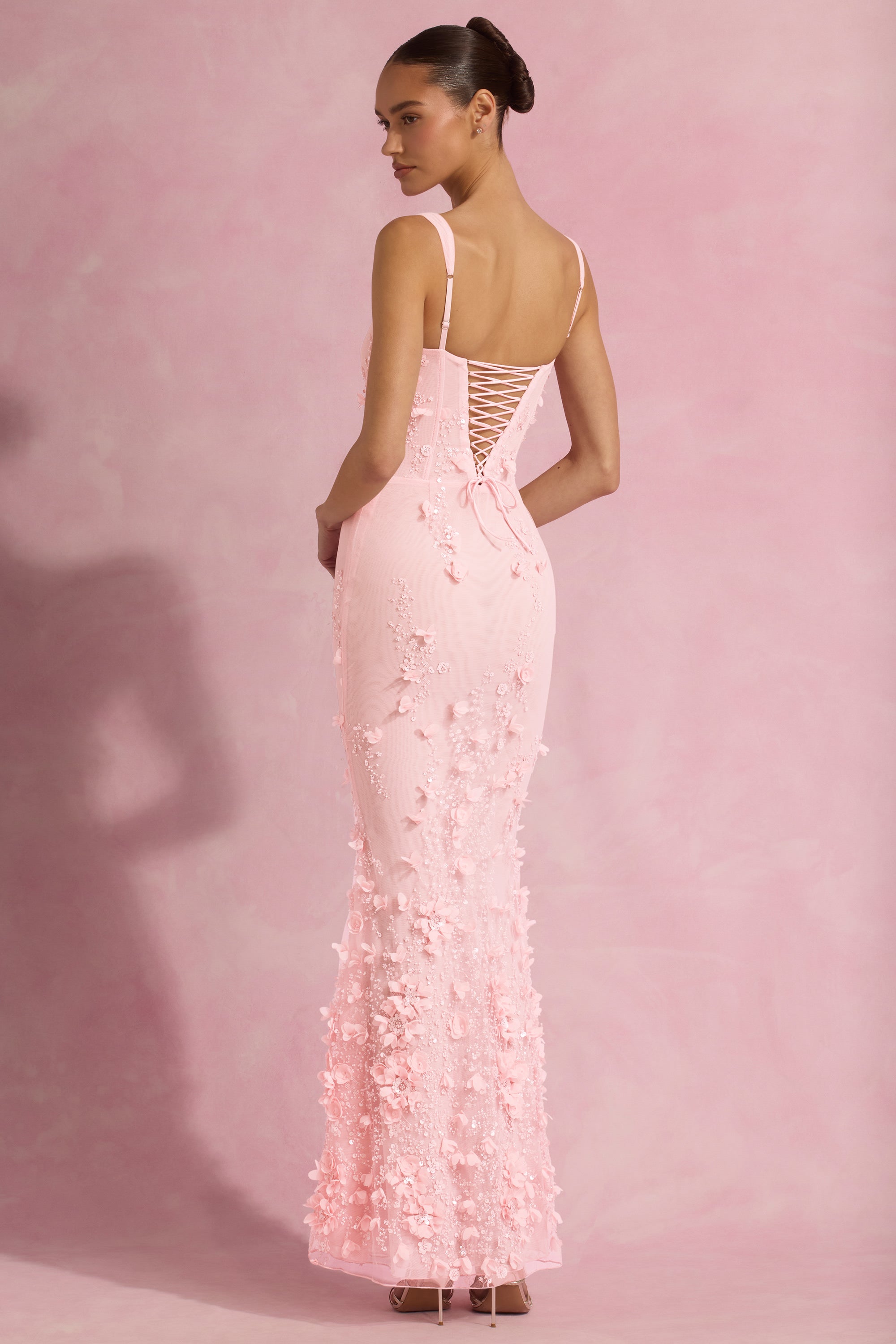 Maribelle Gown – Peony Pink